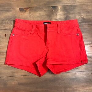 Wet Seal Women/Juniors Vibrant Orange Shorts Size S. Used once.